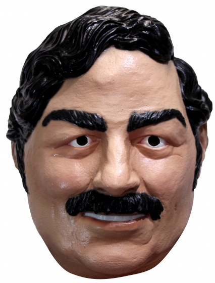 Partychimp maskovacia maska ??Pablo Escobar latexová béžová jednoveľkosť