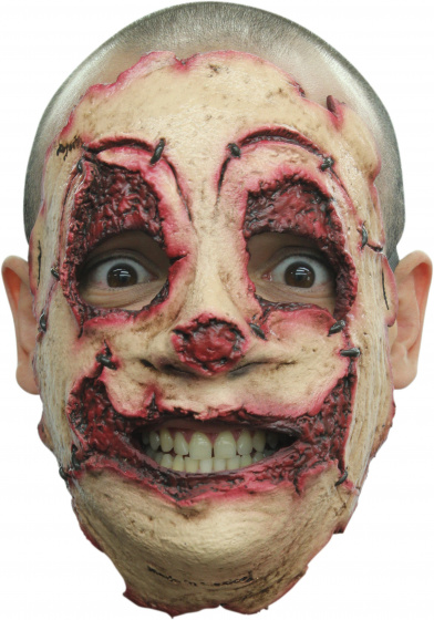 Partychimp obliekacia maska Serial Killer 22 béžová latexová jednoveľkosť