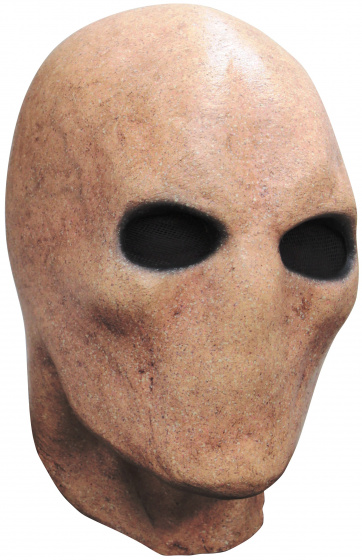 Partychimp kostýmová maska ??Slenderman latexová béžová jednoveľ