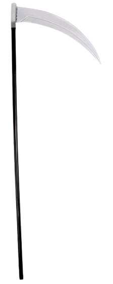 Partychimp kosa 105 cm čierna/strieborná