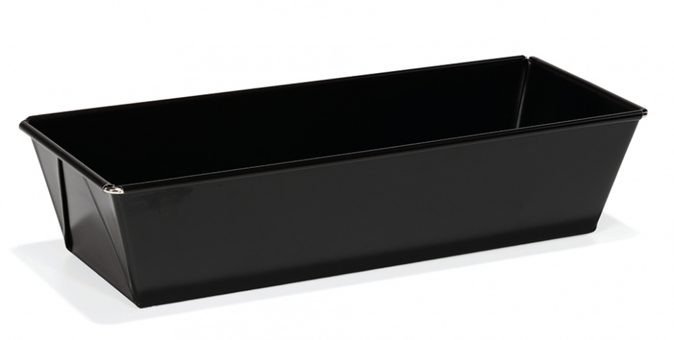 cake tin 35 cm steel black