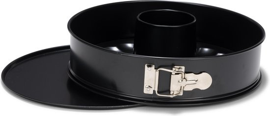 Patisse skákací tvar s turbanovou vložkou 24 cm oceľová čierna