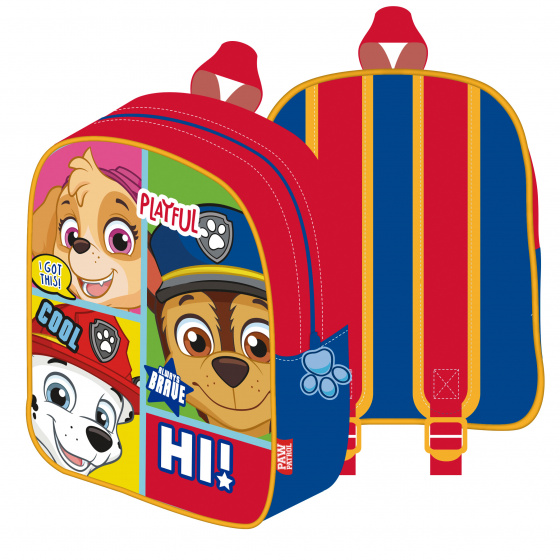 Paw Patrol batoh Paw Patrol junior 20 x 24 cm polyester červený