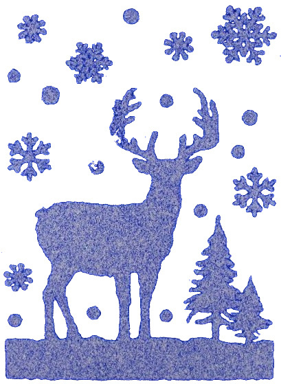 Peha samolepka na okno sobie trblietky 29,5 x 40 cm strieborná