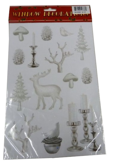 Peha Sada nálepiek Frosty 20 x 29,5 cm biela 14 kusov