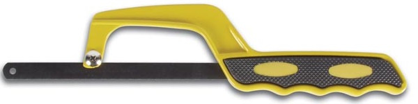 Perel ijzerzaag Mini 26,5 cm staal grijs/geel Perel ijzerzaag Mini 26,5 cm staal grijs/geel