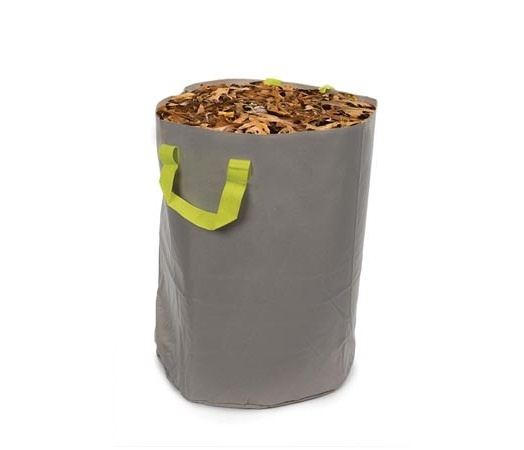 Perel vak na záhradný odpad 100 litrov 47 x 58 cm polyester šedý/zelený