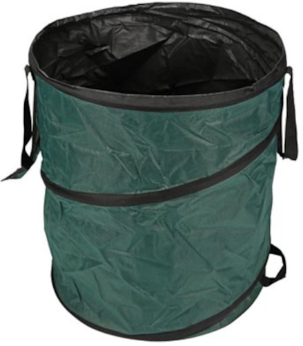 Perel vak na záhradný odpad 150 litrov 63 x 55 cm nylon zelený/čierny