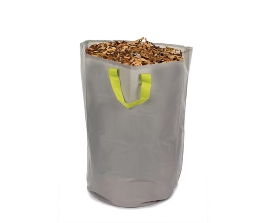 Perel vak na záhradný odpad 160 litrov 58 x 72 cm polyester/pvc sivý