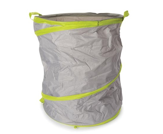 Perel vak na záhradný odpad 166 litrov 55 x 70 cm polyester šedý/zelený