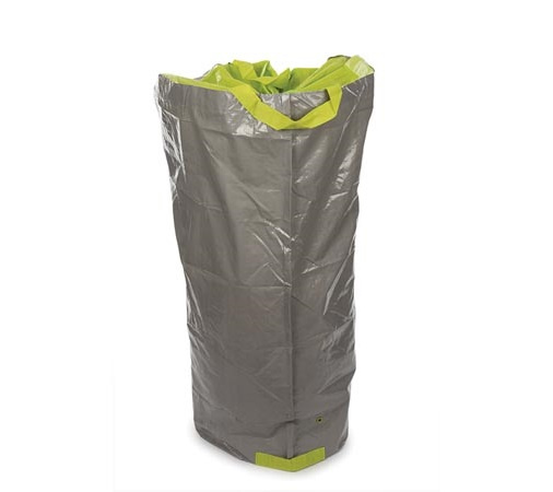 Perel vak na záhradný odpad 270 litrov 64 x 105 cm vynaložená šedá/zelená