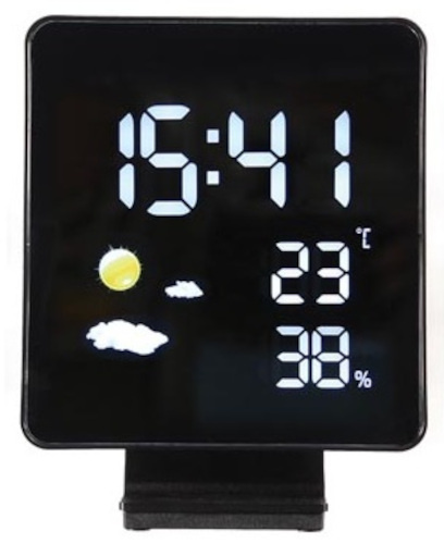 Perel Meteostanica 13,7 x 17,3 x 4,9 cm lcd čierna