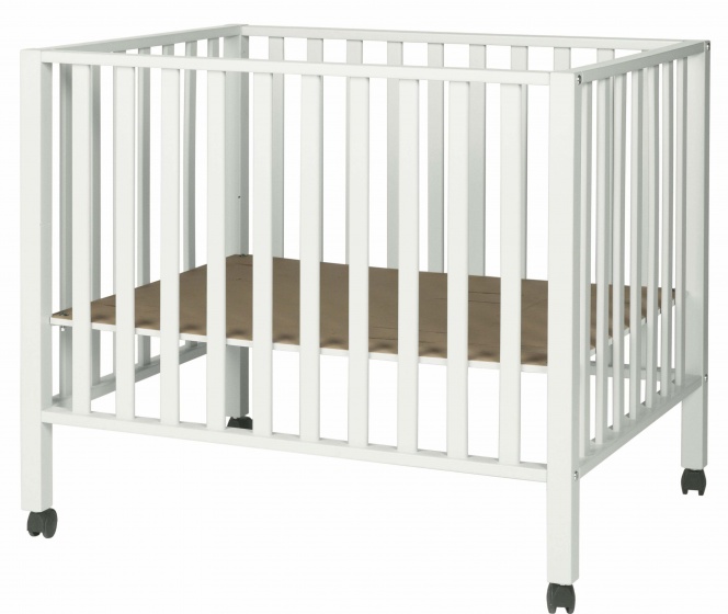 Pericles babybox Amy met wielen 98 x 78 cm wit Pericles babybox Amy met wielen 98 x 78 cm wit