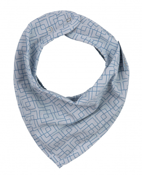 bandanaslab cotton blue size 0-3 months