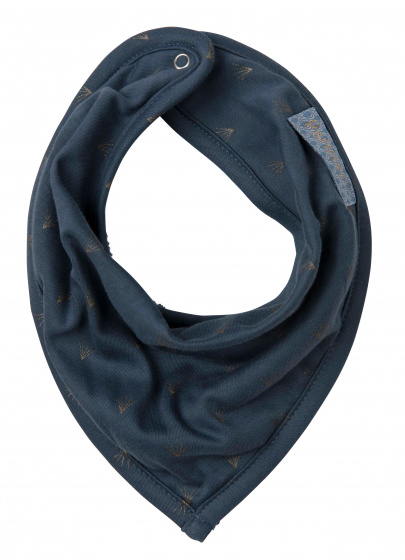 bandanaslab cotton dark blue/gold mt 0-3 months