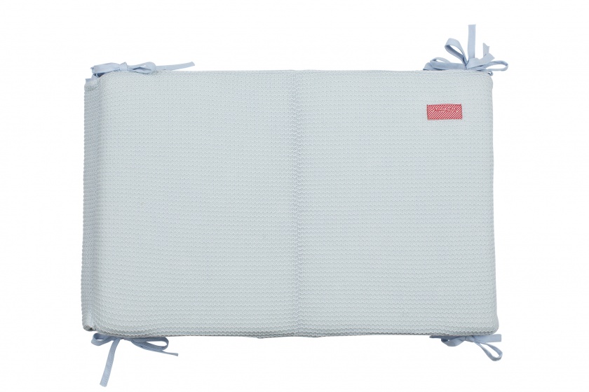 cotton bed circumference Oceaan180 x 135 cm light blue
