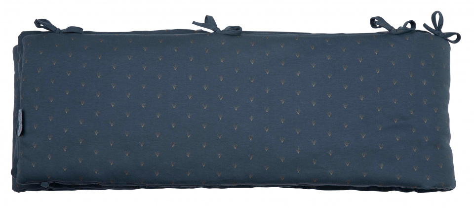Pericles boxbumper 320 x 30 cm katoen donkerblauw Pericles boxbumper 320 x 30 cm katoen donkerblauw