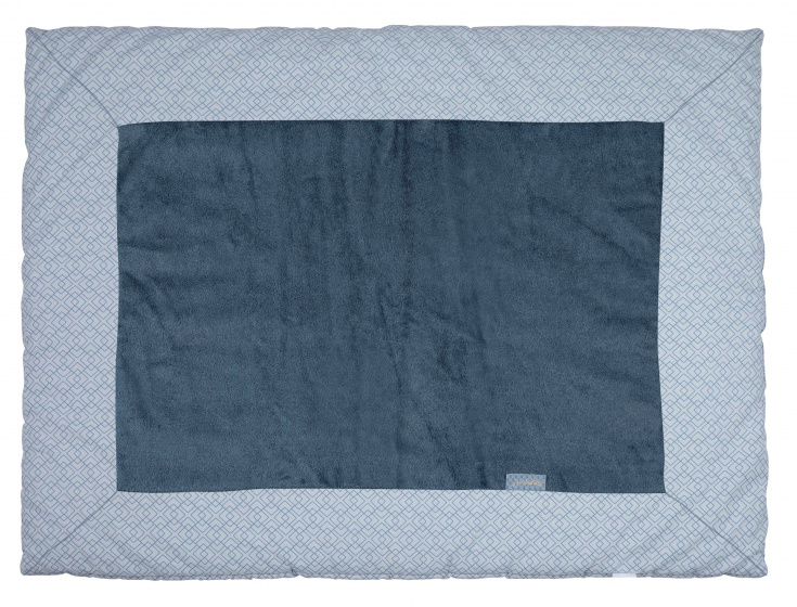 Pericles boxkleed 75 x 95 cm katoen/bamboe blauw Pericles boxkleed 75 x 95 cm katoen/bamboe blauw