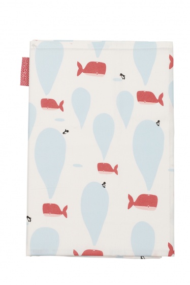 Pericles kolíska spodného krytu Ocean80 cm biela/svetlo modrá 2-diel