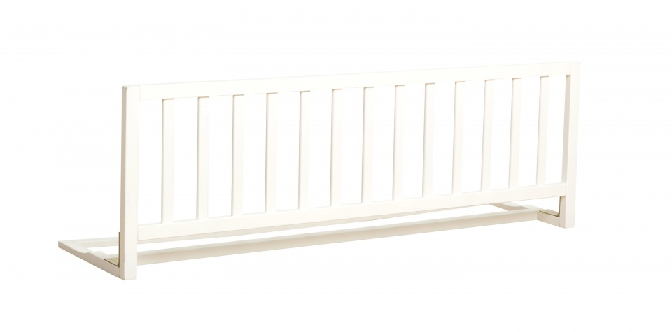 wooden side rail 120 cm white