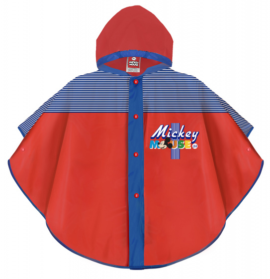 rain poncho Mickey Mouse EVA red/blue 2-5 years