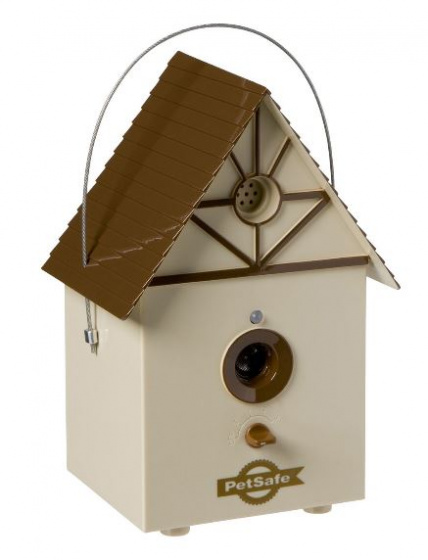 PetSafe blafbeheersing Vogelhuisje 14 x 13 x 21 cm wit/bruin PetSafe blafbeheersing Vogelhuisje 14 x 13 x 21 cm wit/bruin