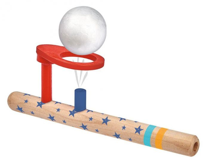 phĂ¤noMINT fúkačka junior 5,1 x 4 cm drevo prírodná/modrá