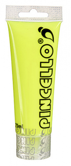 Pincello acrylverf 75 ml 5,5 x 3,5 x 14,5 cm neon geel