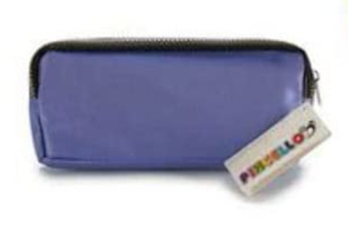 Pincello etui 21,5 x 5,5 x 9 cm dubbele rits paars