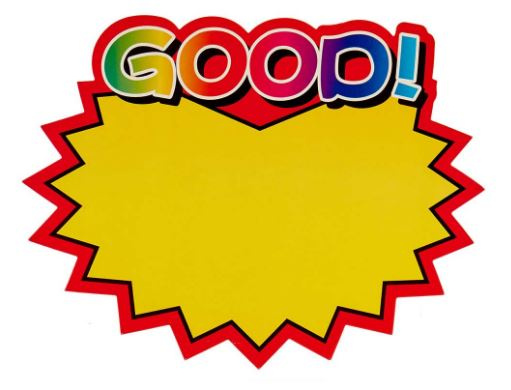 Pincello posters good 26,5 x 25 cm papier geel 10 stuks