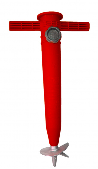 Pincho držiak na slnečník 23-35 mm hliník 32 cm červený