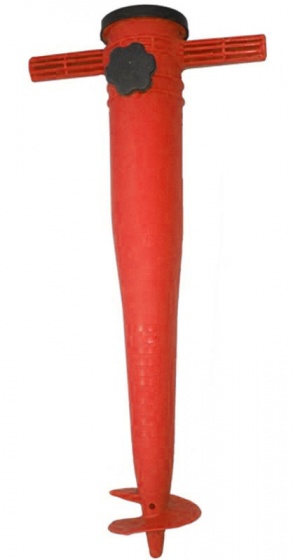 Pincho držiak na slnečník 38-50 mm plast 40 cm červený