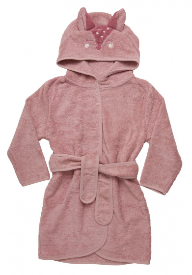 Pippi badjas Eekhoorn junior katoen roze maat 86/92 Pippi badjas Eekhoorn junior katoen roze maat 86/92