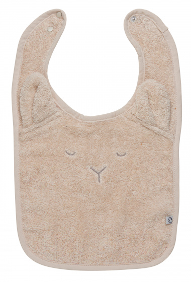 Pippi slabbetje Organic Terry junior katoen beige one size