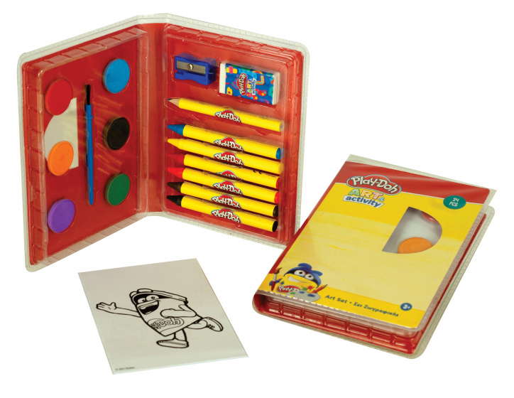 Play-Doh Play doh knutselset art & activity junior wax 24 delig