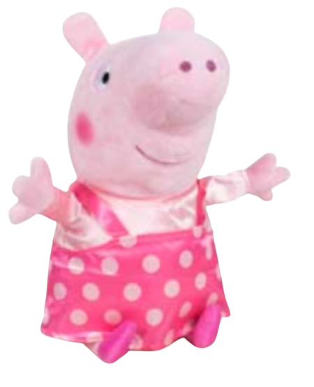 soft toy Peppa Pig junior 31 cm polyester pink
