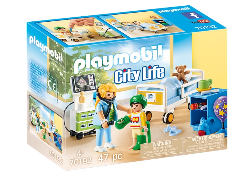PLAYMOBIL city life kinderziekenhuiskamer (70192)