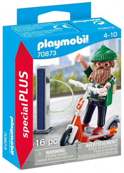 PLAYMOBIL Special Plus - Hipster s e-kolobežkou (70873)