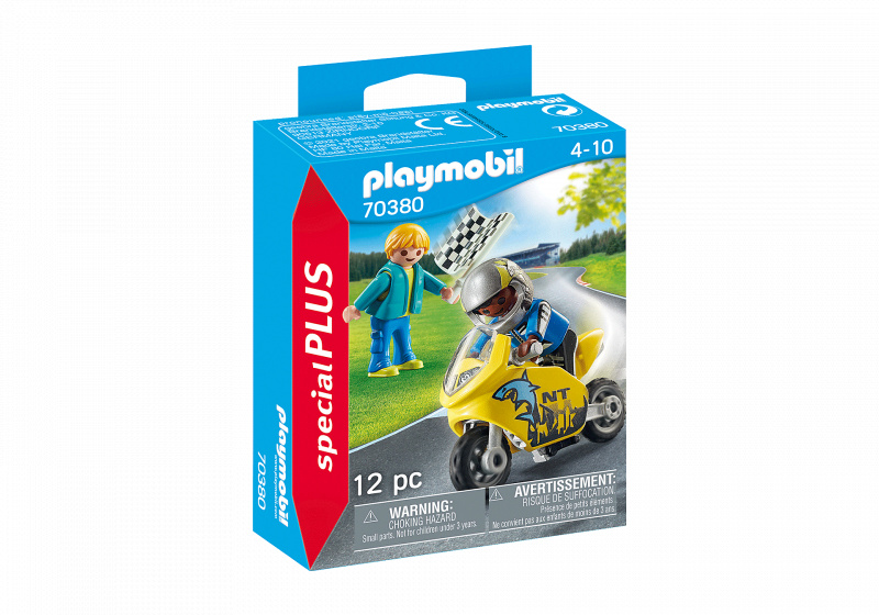 PLAYMOBIL special plus jongens met motor (70380)