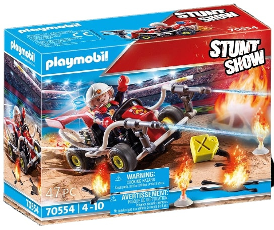 PLAYMOBIL stunt show brandweerkart (70554)