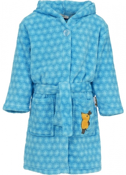 Playshoes badjas muis junior fleece blauw maat 110/116