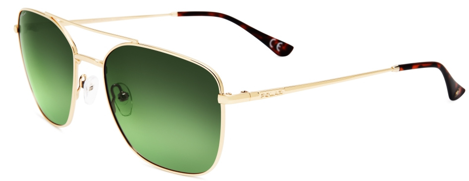 Polar slnečné okuliare Aviator 889 pánske polarizované Cat, 4 zlaté