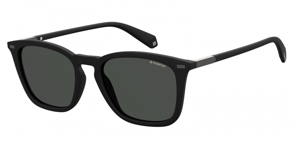 Polaroid slnečné okuliare 2085/S 003/M9 unisex wayfarer matné čierne