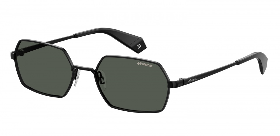 Polaroid slnečné okuliare 6068/S 79D/M9 unisex čierne so sivým zorníkom
