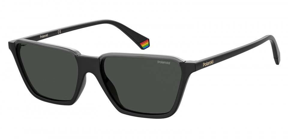 Polaroid slnečné okuliare 6126/S štvorcové kat.1 polykarbonát čierne