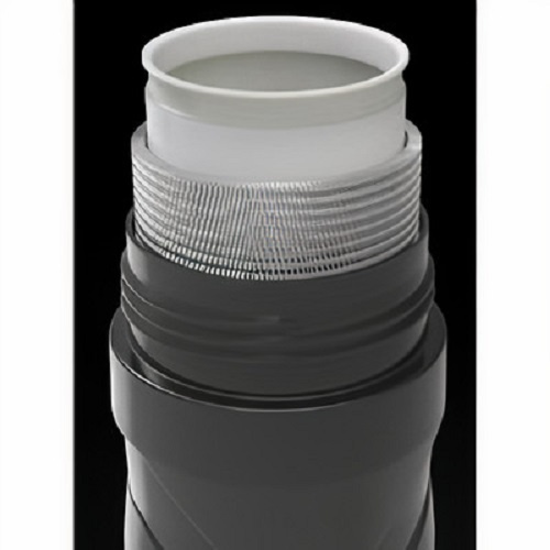Polisport bidon thermal t500 500 ml polypropyleen zwart/groen