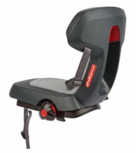 Polisport fietszitje achter guppy junior light donkergrijs