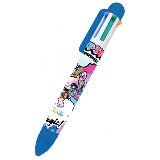 Poopsie zeskleurige balpen meisjes 14 cm blauw