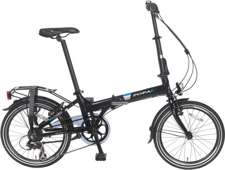 Popal Reload 20 Inch 34 Cm Unisex 6v V brakes Zwart - Foto 1