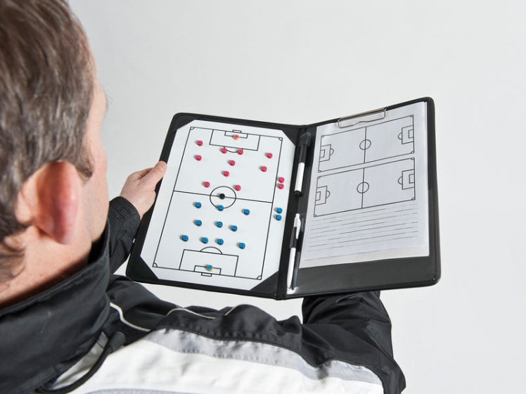 Precision coachboard soccer brochure magnetic white